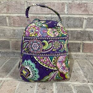 Vera Bradley Purple Floral Women's Bag. Lunch tote